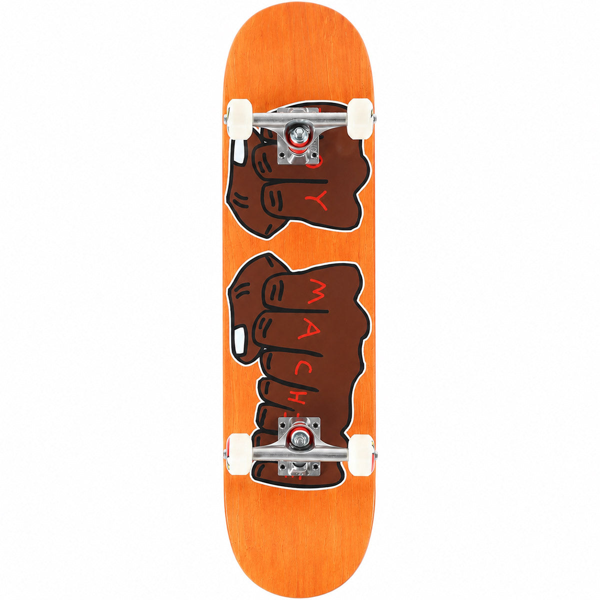 Toy Machine - Fists Orange 7.75 Complete Skateboard