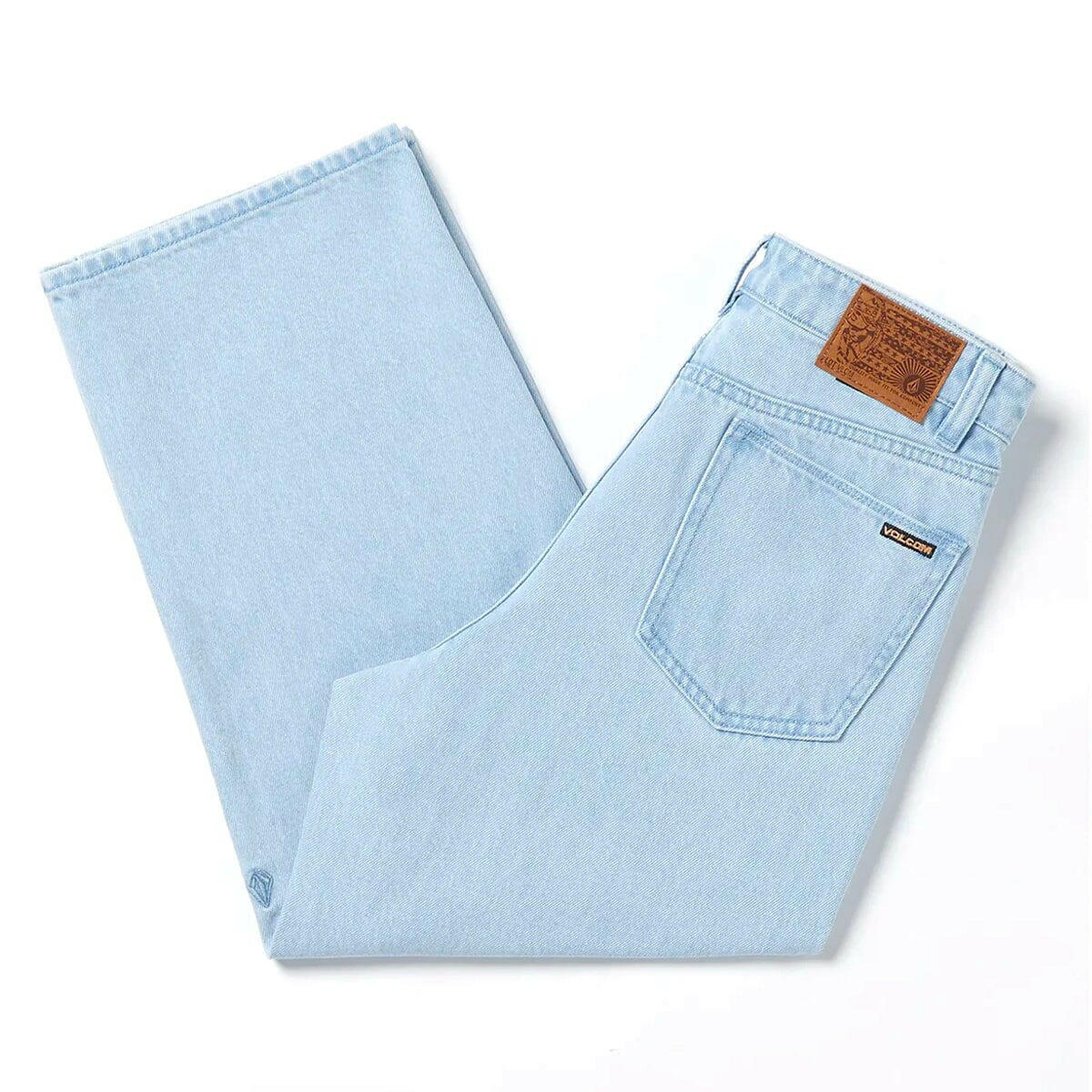 Volcom - Billow Denim Youth Pants Light Blue.