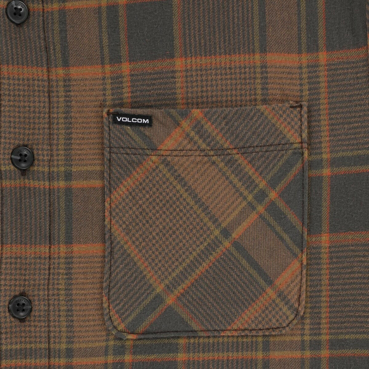 Volcom - Brickstone Lined Flannel Mud.