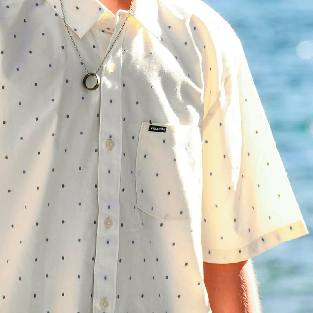 Volcom - Hone Stone Woven Shirt Off White.