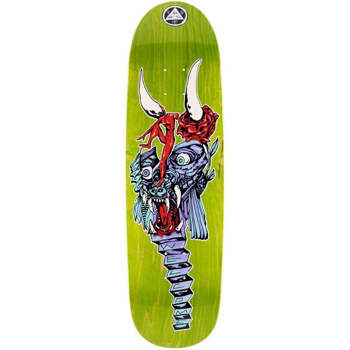 Welcome - Beauty on Atheme 8.8 Skateboard Deck.