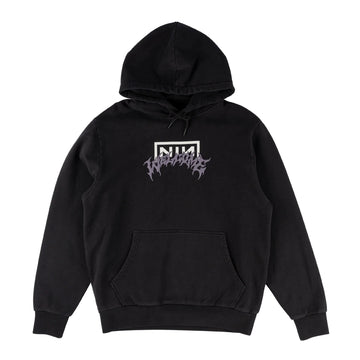 Welcome - X Nine Inch Nails Eraser Puff Print Hoodie Black.