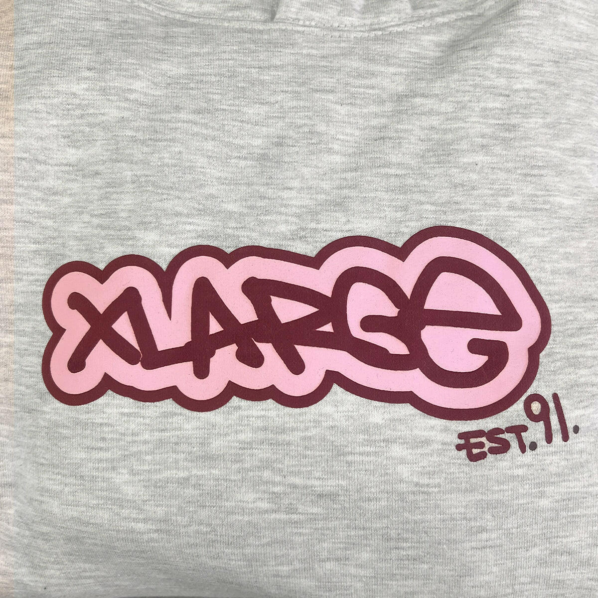 XLarge - Tag Hoodie Snow Marle.