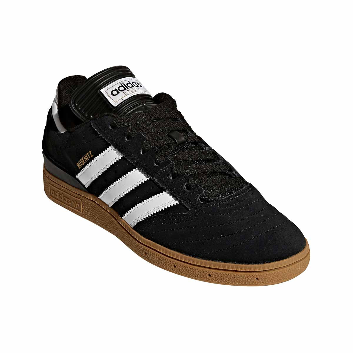Adidas Busenitz Shoes Black/White/Gum Front