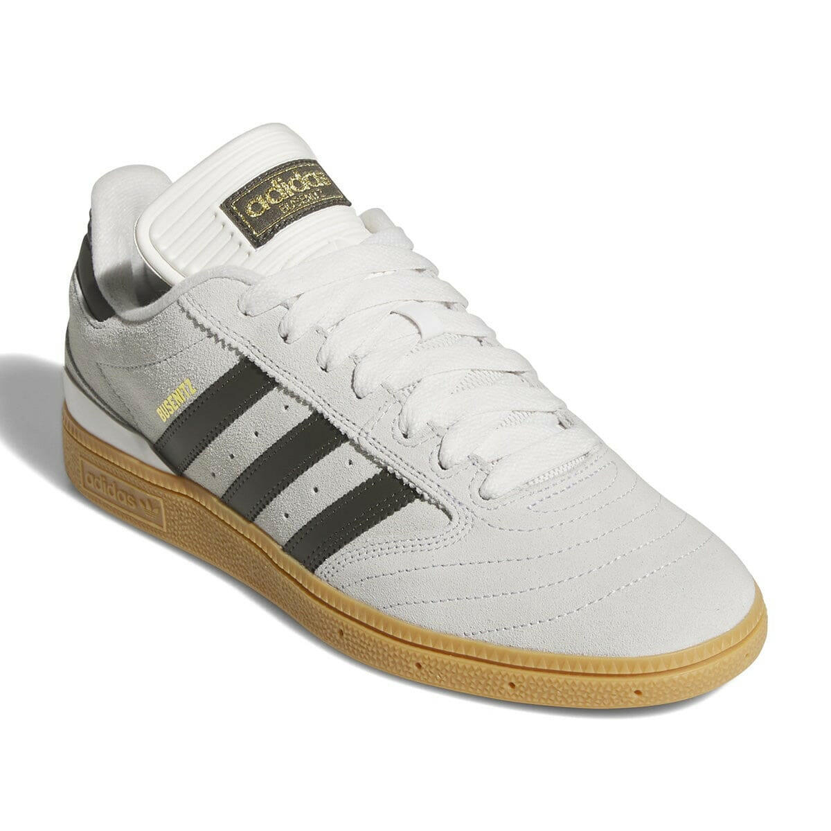 Adidas - Busenitz Shoes White/Olive/Gum.