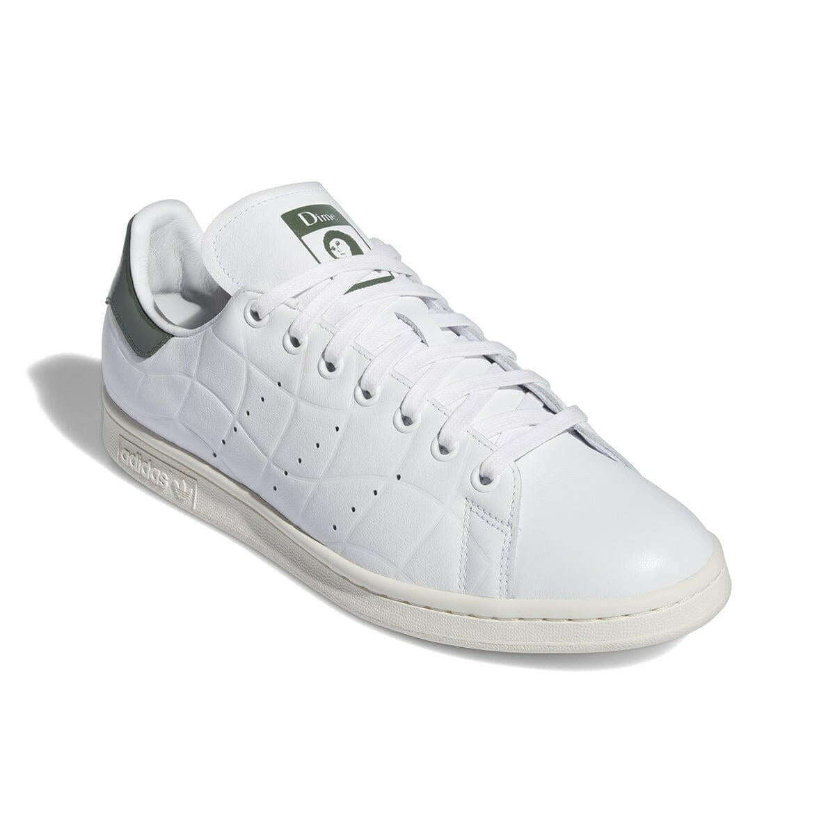 Adidas - Dime Stan Smith Shoes Cloud White/Collegiate Green/Green Oxide.