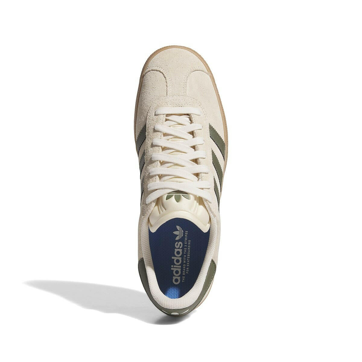 Adidas Gazelle Adv Shoes Beige/Green/Gum