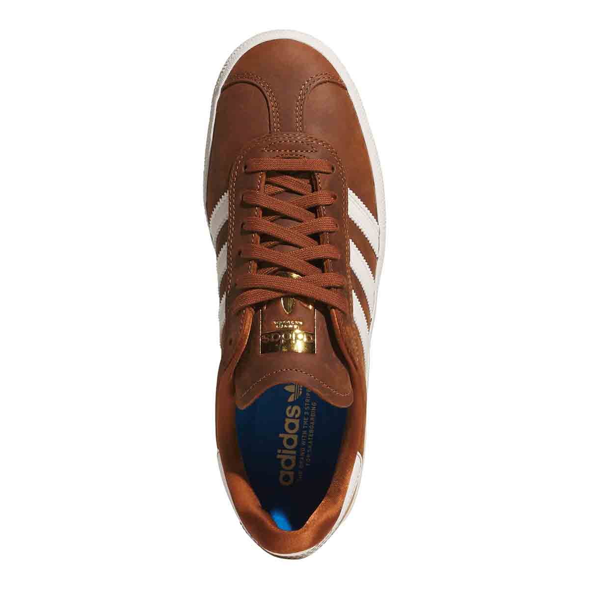 Adidas Gazelle Adv Shoes Dusky Bronze/Chalk White Top