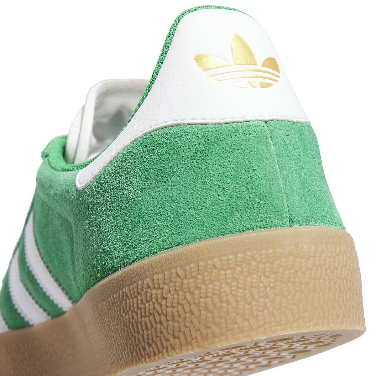 adidas gazelle silver green womens Adidas Gazelle ADV Shoes in Green/White/Gold