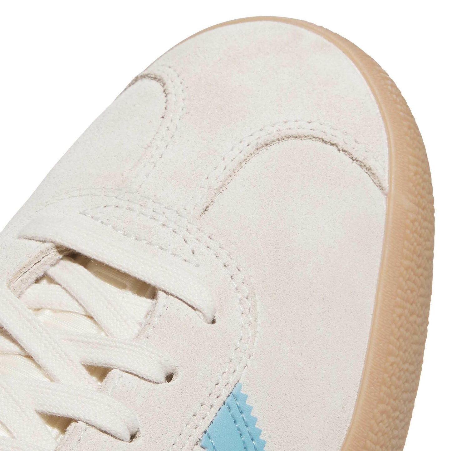 Adidas - Gazelle Adv Shoes White/Blue/Gum.
