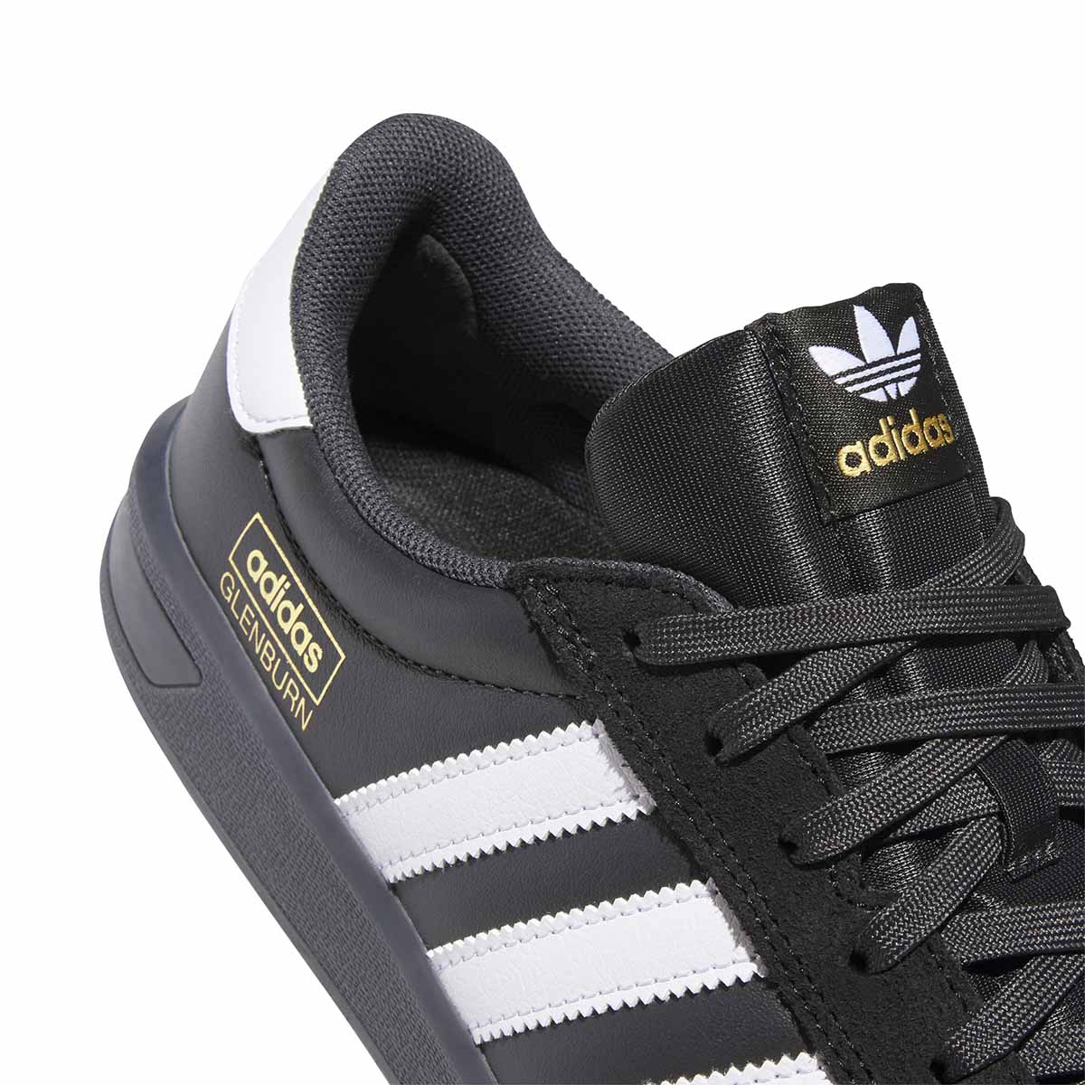 Adidas Glenburn Shoes Black/White/Carbon Heel