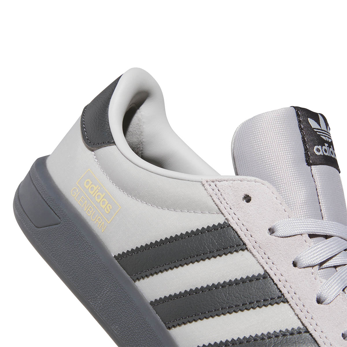 Adidas Glenburn Shoes Grey/Carbon/Blue Heel