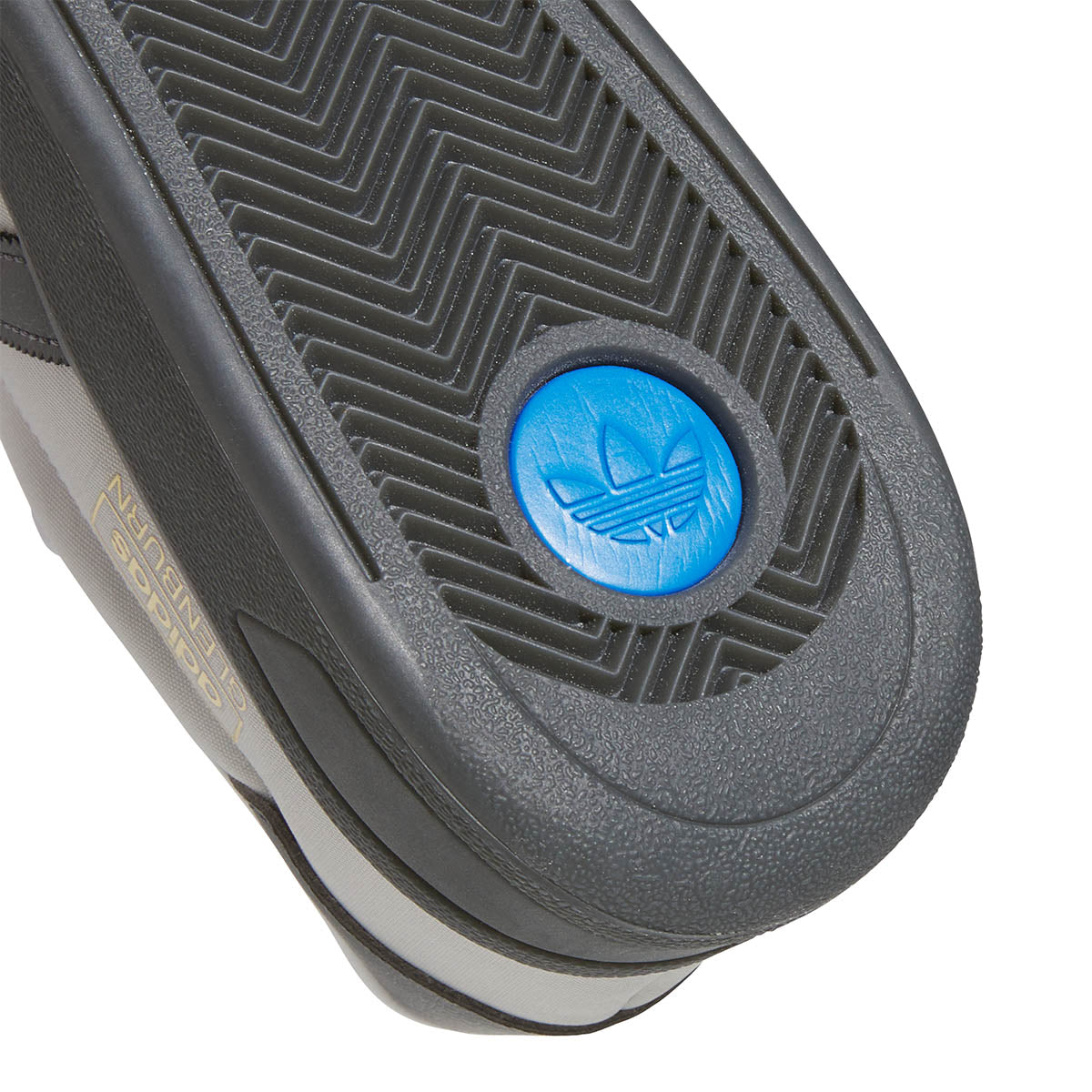 Adidas Glenburn Shoes Grey/Carbon/Blue Sole Detail