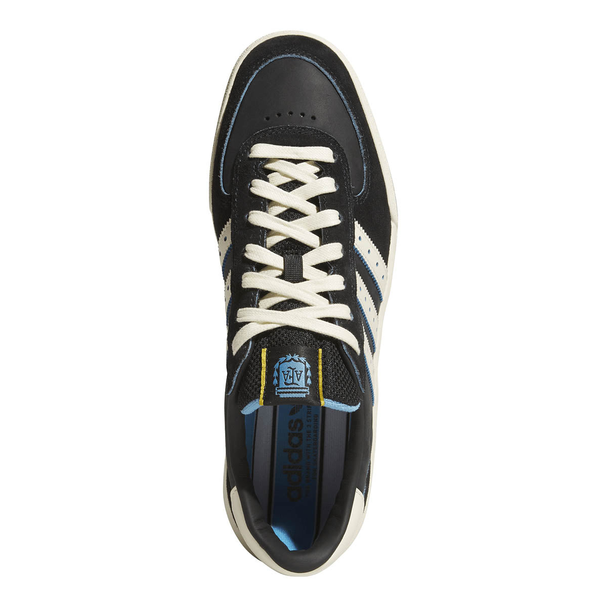 Adidas Glenburn X Agentina X Thrasher Shoes Black/Cream/Gum Top