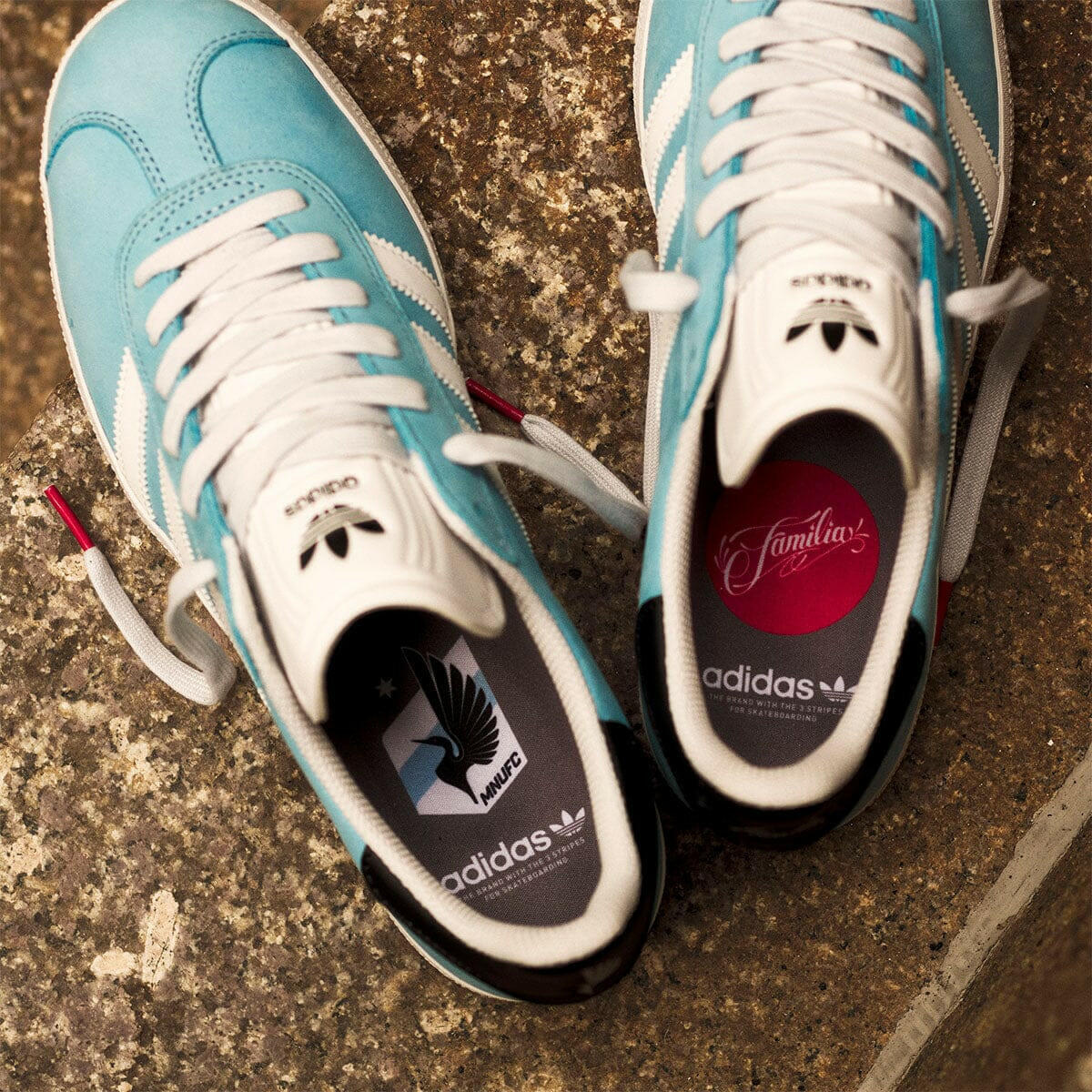 Adidas - MNUFC Familia Gazelle Adv Shoes Blue/White/Black.