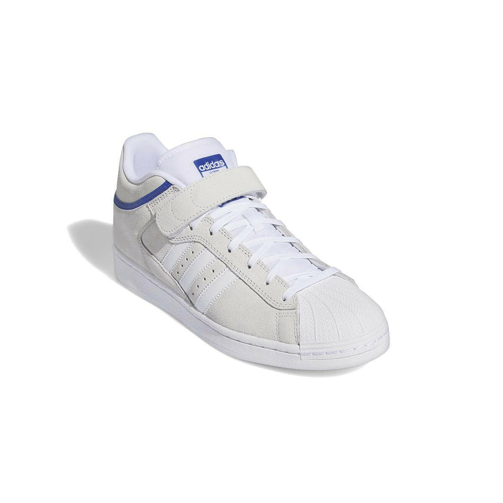 Adidas Pro Shell ADV Shoes in White/Blue - Buy Retro Shoes