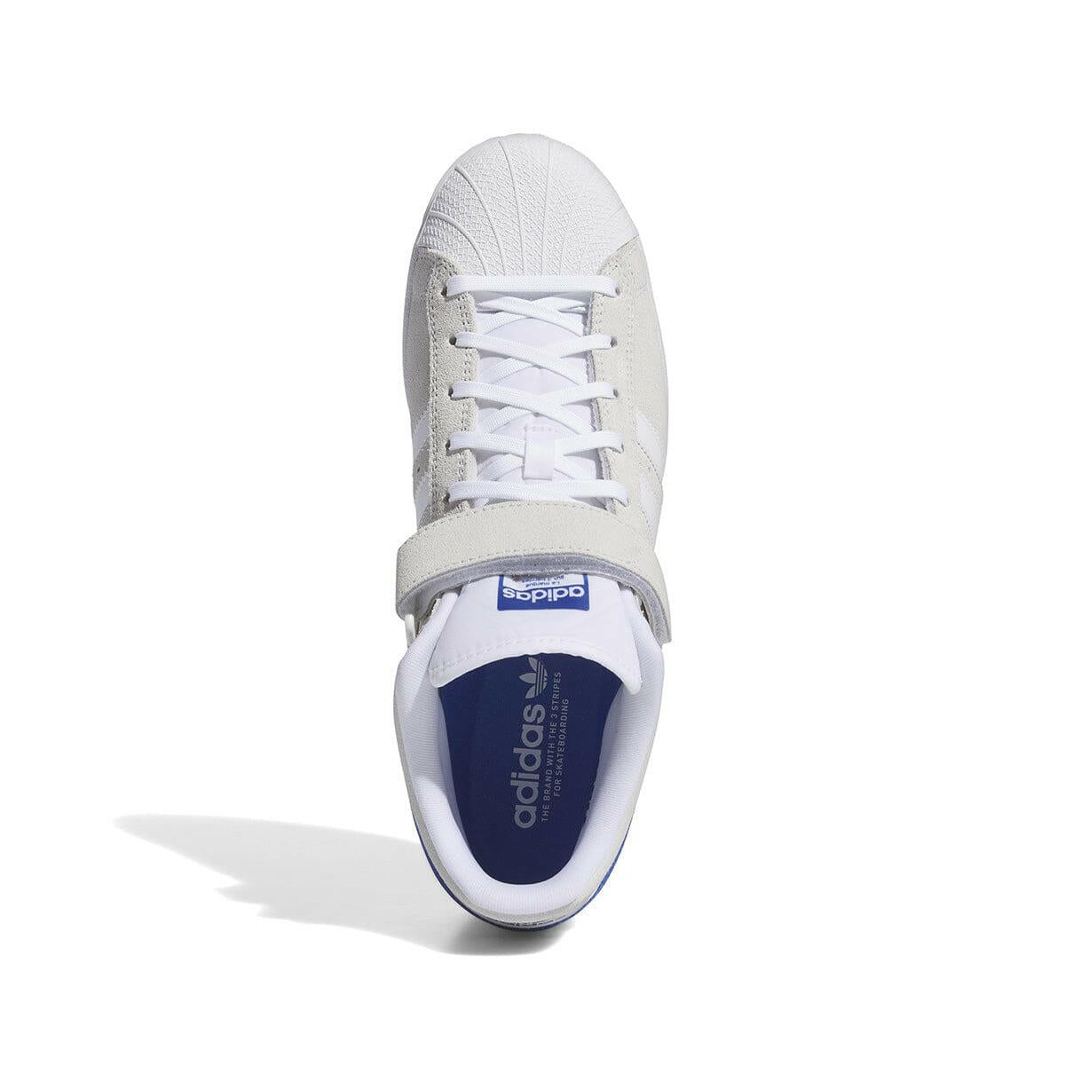 Adidas - Pro Shell Adv Shoes White/White/Blue.