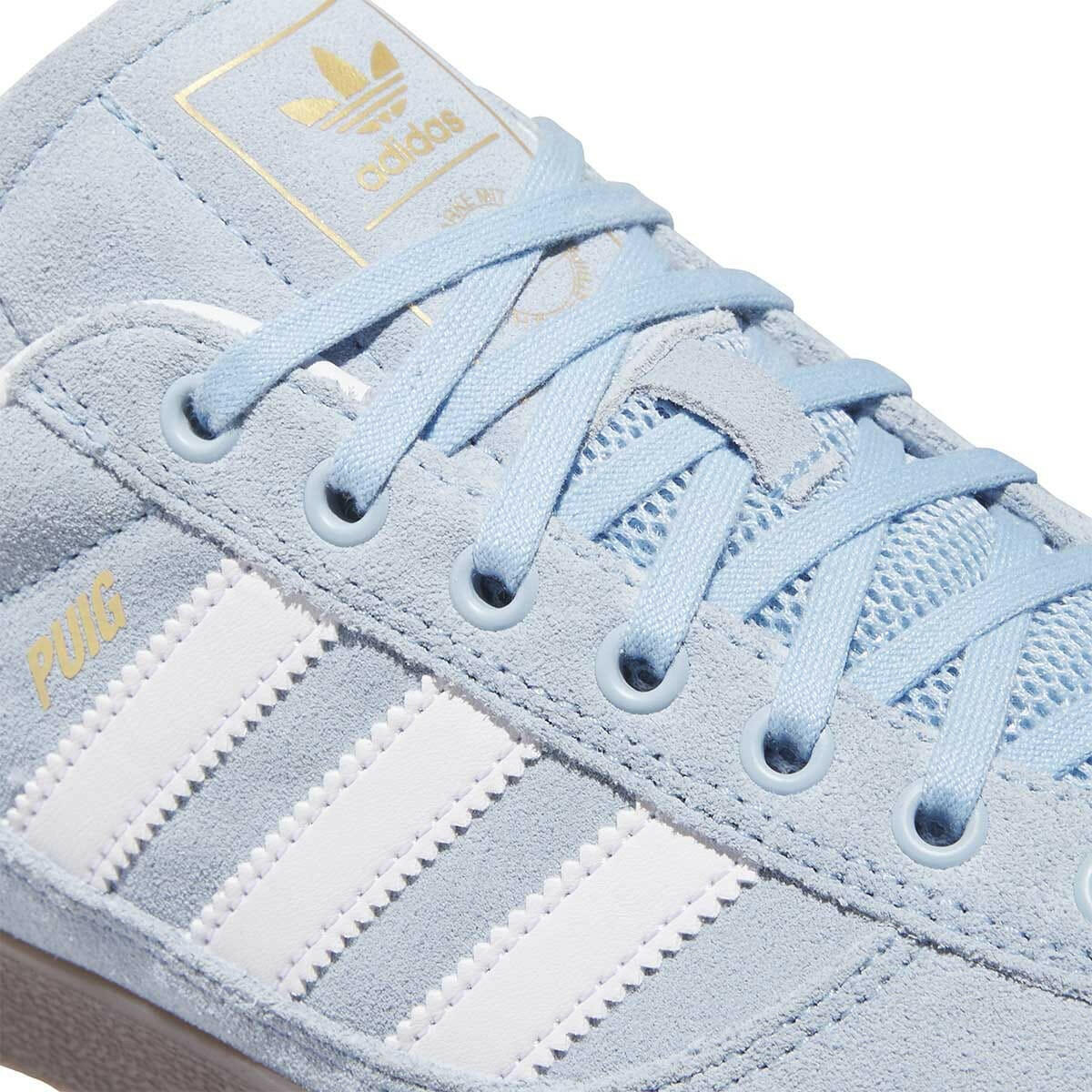 Adidas - Puig Indoor Shoes Sky Blue/White/Gum.