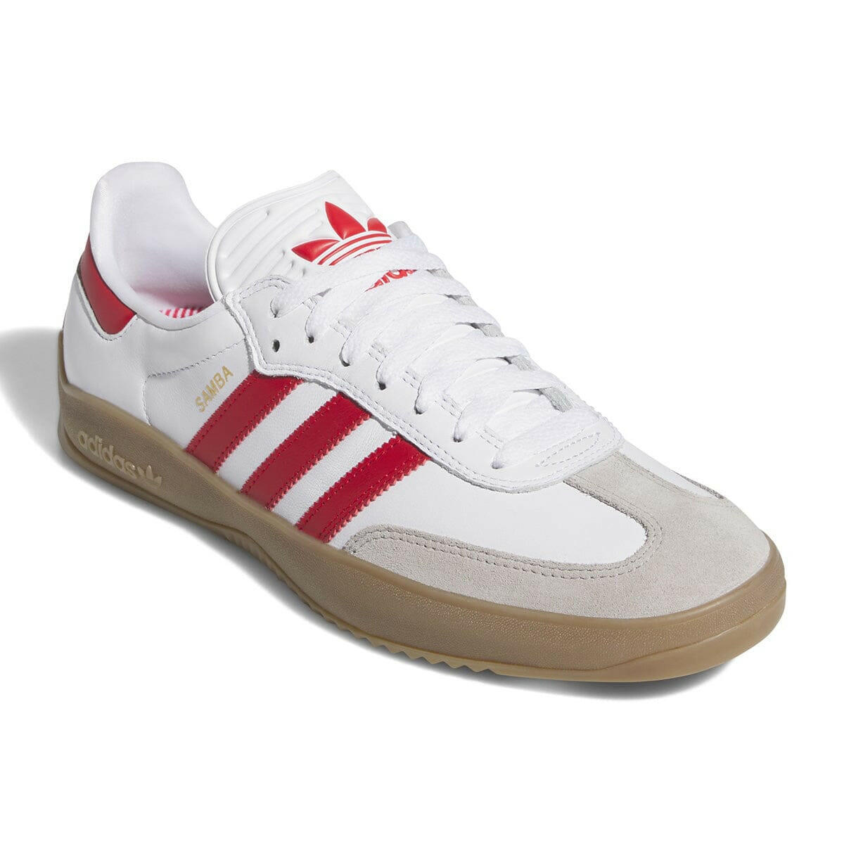 Adidas Puig Samba Shoes White/Red/Gum