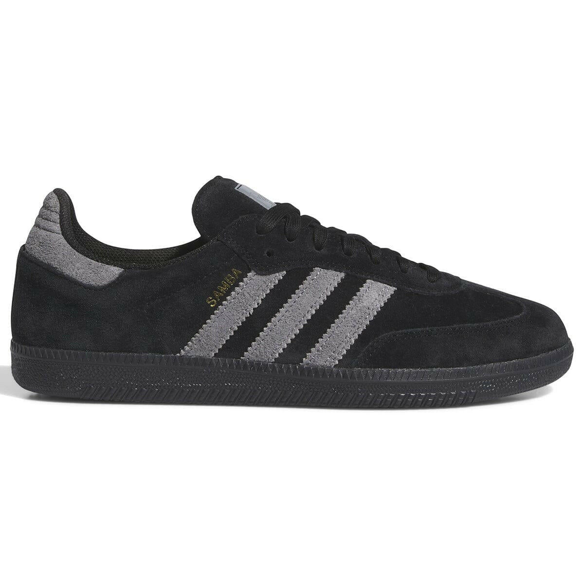 Adidas - Samba Adv Shoes Black/Grey/Gold.
