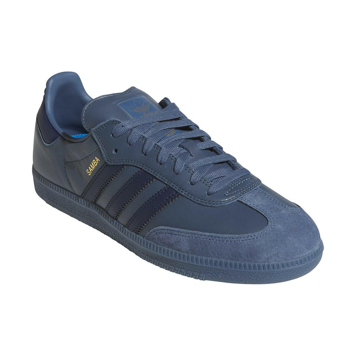 Adidas - Samba Adv Shoes Preloved Ink/Gold Metallic.