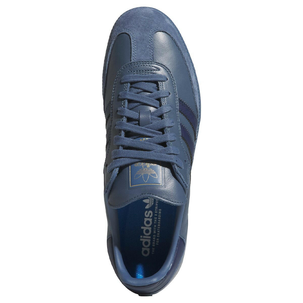 Adidas - Samba Adv Shoes Preloved Ink/Gold Metallic.