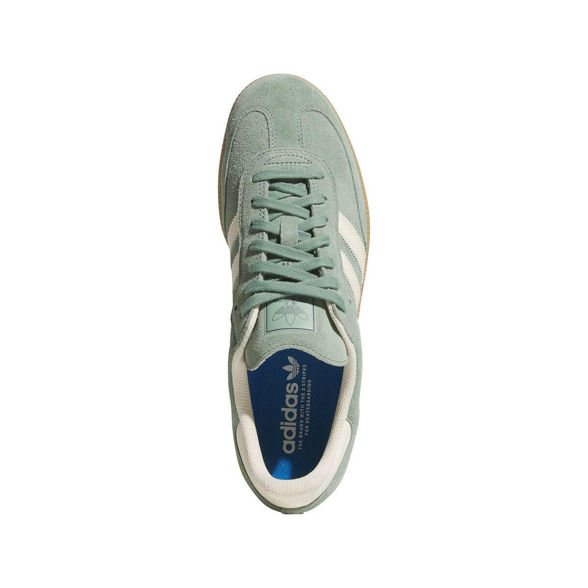 Adidas - Samba Adv Shoes Silver Green/White/Gold.