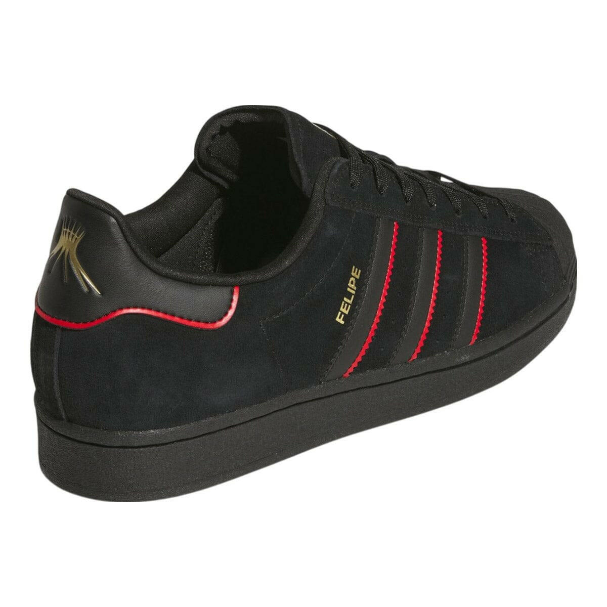 Adidas - Superstar Adv X Felipe Gustavo Shoes Black/Scarlet.
