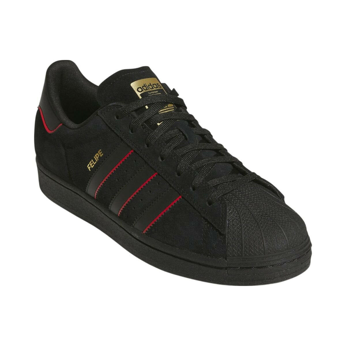 Adidas - Superstar Adv X Felipe Gustavo Shoes Black/Scarlet.