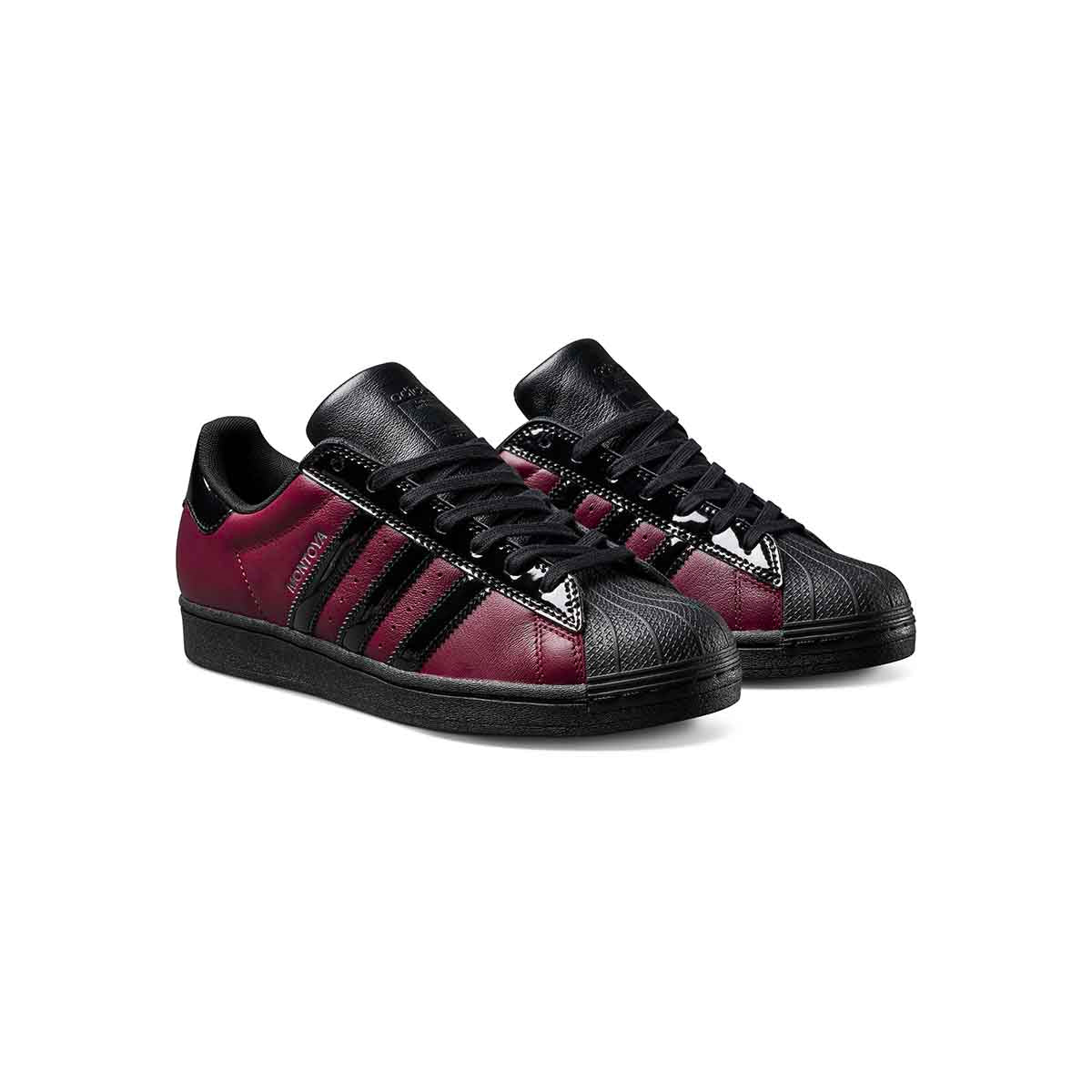 Adidas Superstar Adv X Marcos Shoes Maroon/Core Black Front