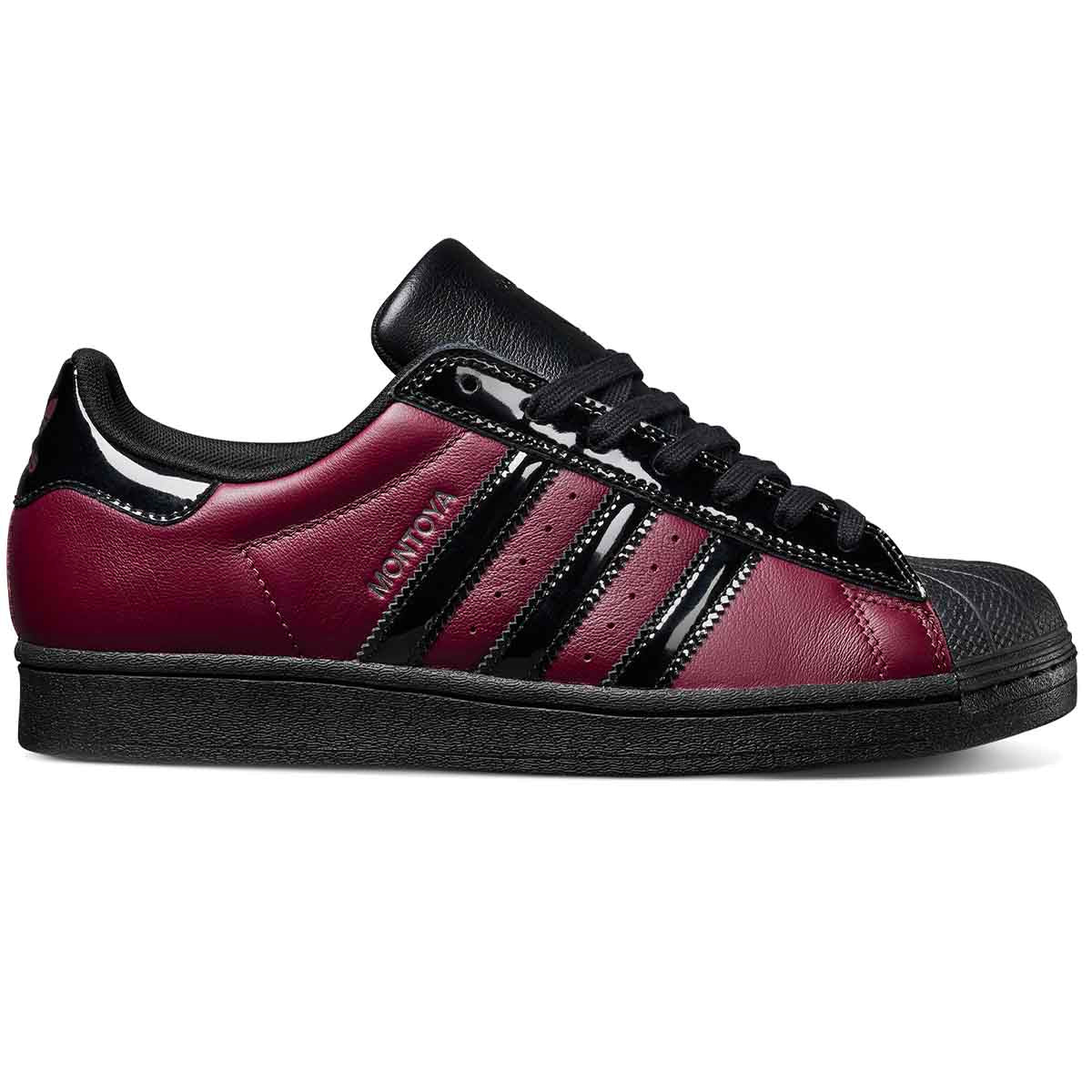 Adidas Superstar Adv X Marcos Shoes Maroon/Core Black
