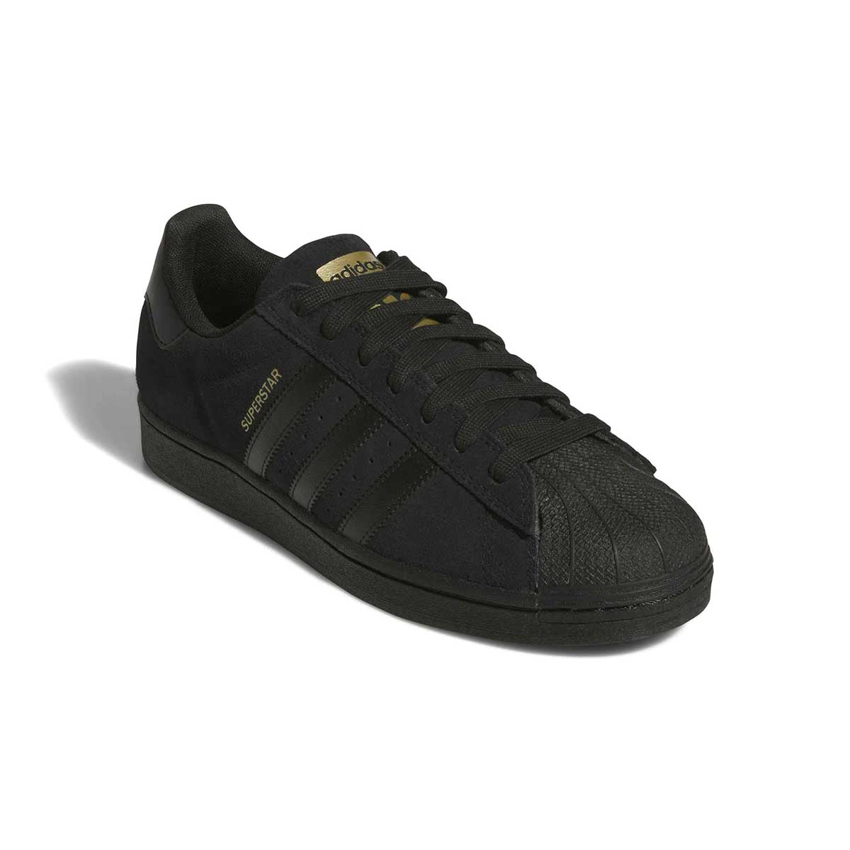 Adidas Superstar Adv Shoes Black/Black/Gold Front