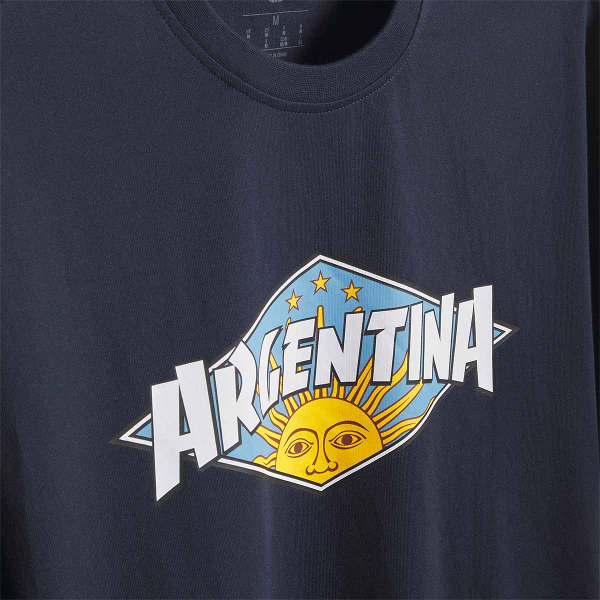 Adidas Thrasher X AFA Argentina Tee Night Navy Front Detail
