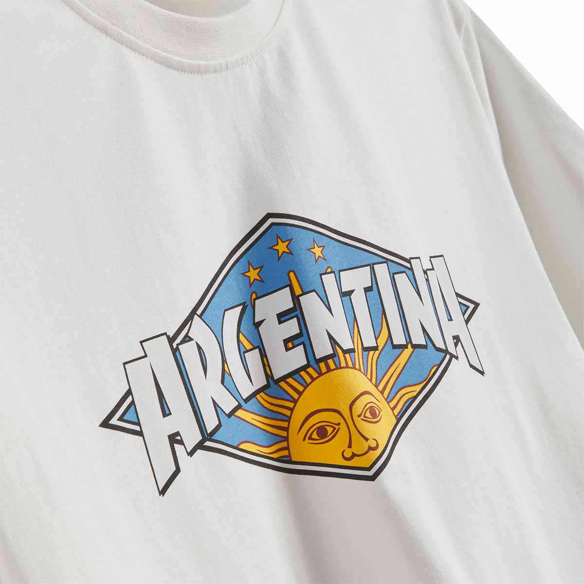 Adidas Thrasher X AFA Argentina Tee White Front Detail