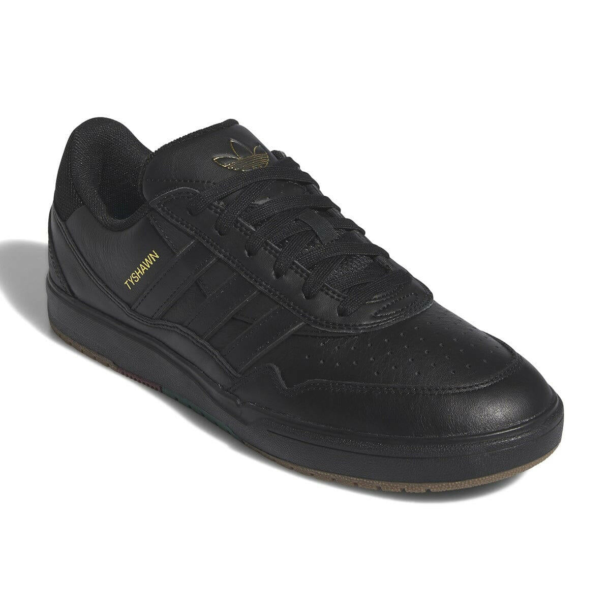 Adidas - Tyshawn II Shoes Black/Black/Green.