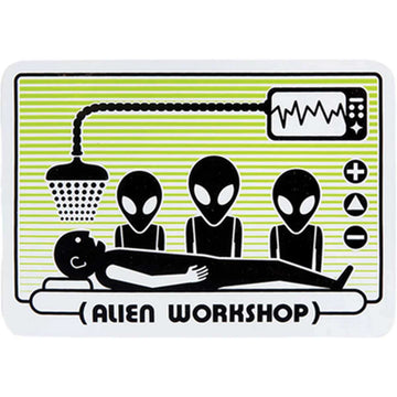 Alien Workshop Abduction 5" Sticker Green