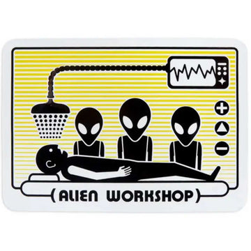 Alien Workshop Abduction 5" Sticker Yellow