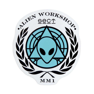 Alien Workshop AWOL 4" Sticker Blue