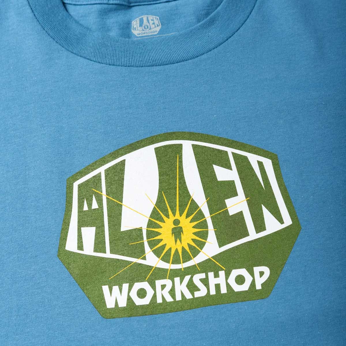 Alien Workshop OG Logo Tee Denim Blue Detail