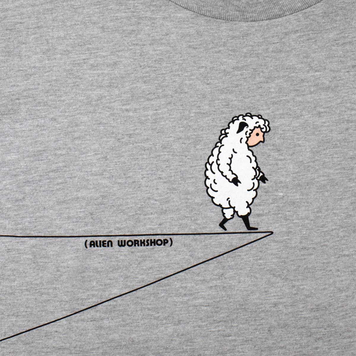 Alien Workshop Sheeple Cliff Tee Grey Detail