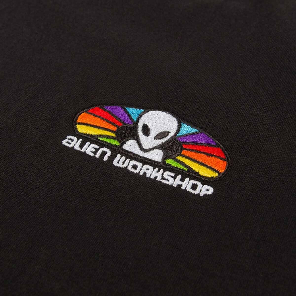 Alien Workshop - Spectrum Embroidered L/S Tee Black.