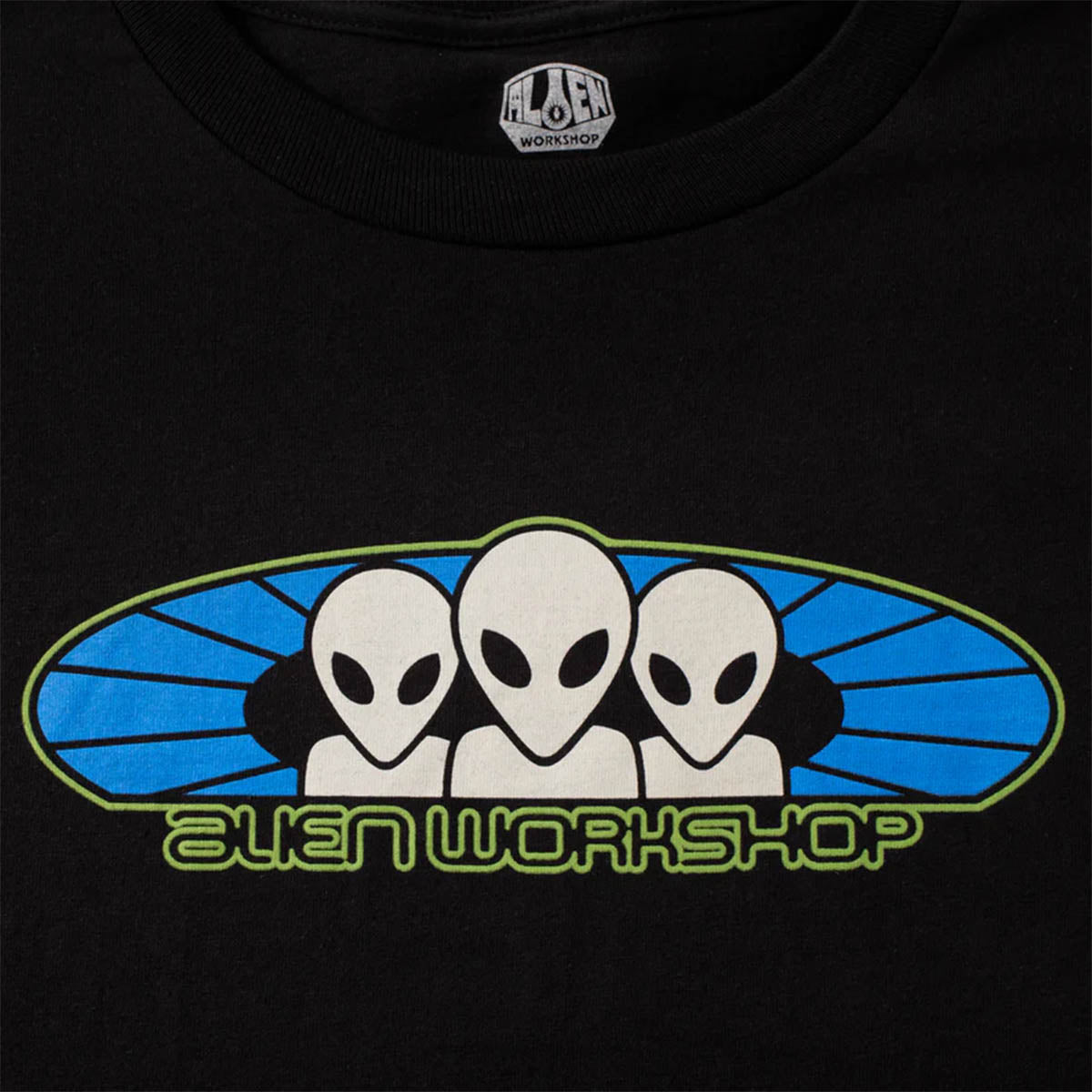 Alien Workshop Tri-Tone Spectrum Tee Black Detail