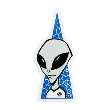 Alien Workshop Visitor 5" Sticker Blue