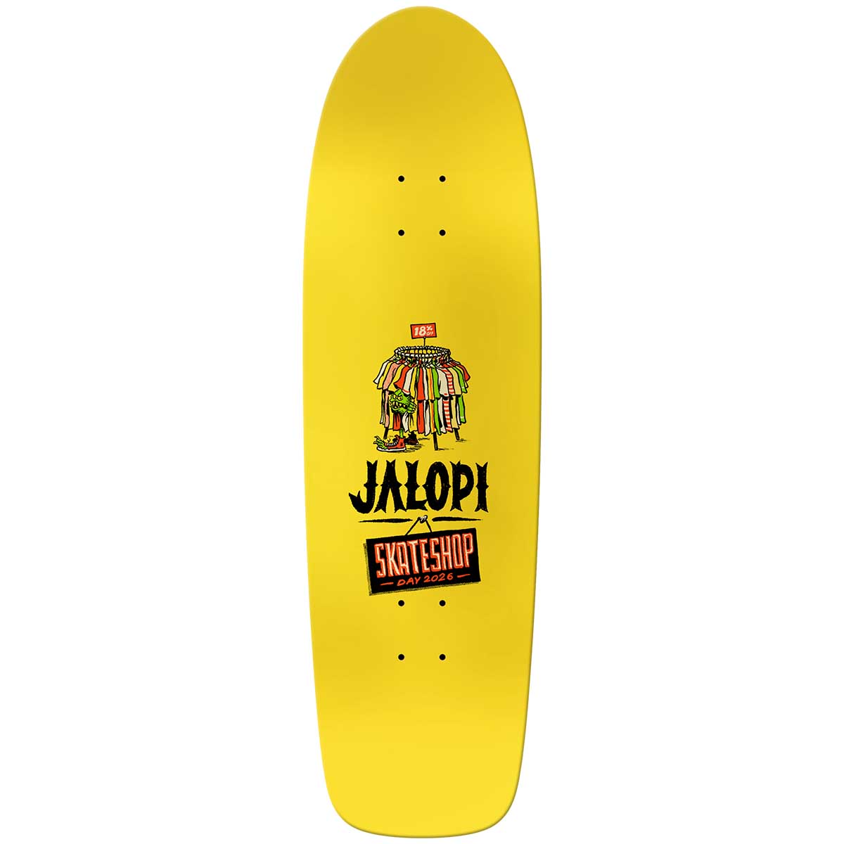 Anti Hero Jalopi Shop Lurker SSD 26 9.1 Skateboard Deck Top
