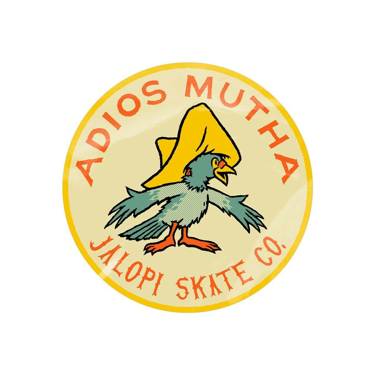 Anti Hero - Adios 3.5" Sticker.