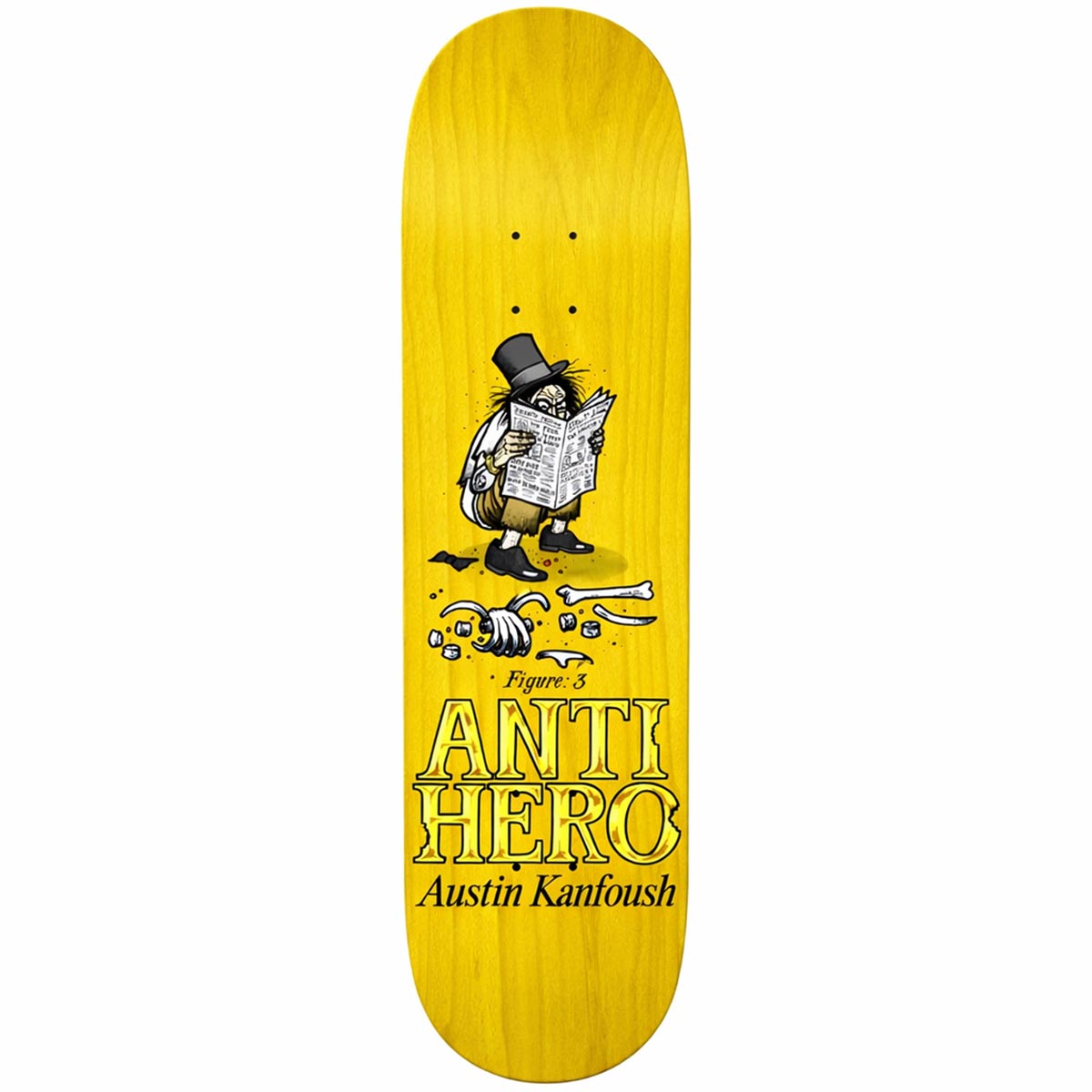 Anti Hero Austin Kanfoush Eat The Rich 8.25 Skateboard Deck