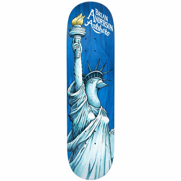 Anti Hero Brian Anderson Libirdty Blue 9.0 Skateboard Deck