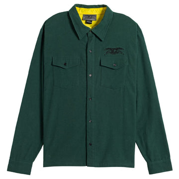 Anti Hero - Basic Eagle Flannel Dark Green.