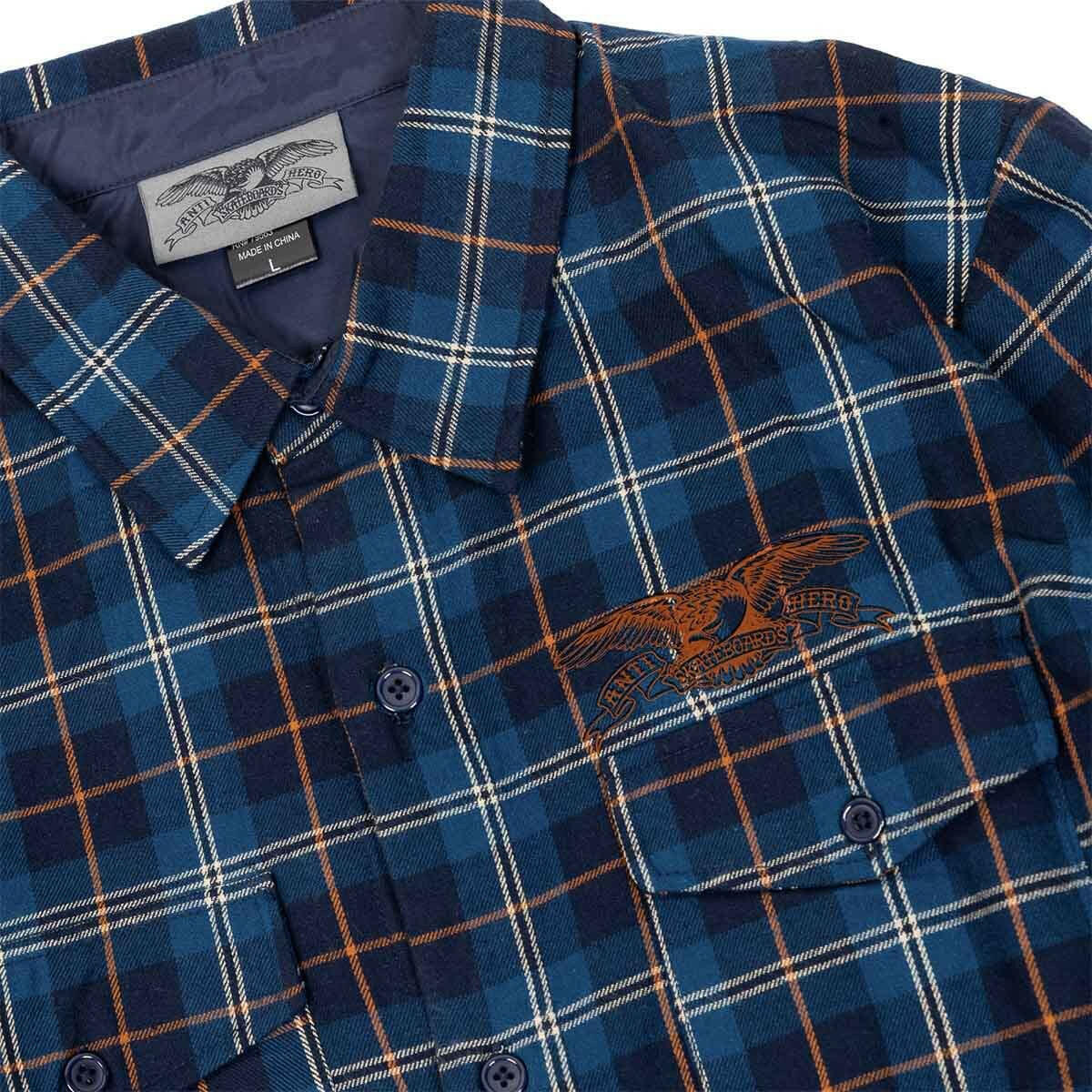 Anti Hero - Basic Eagle Flannel Shirt Multi.