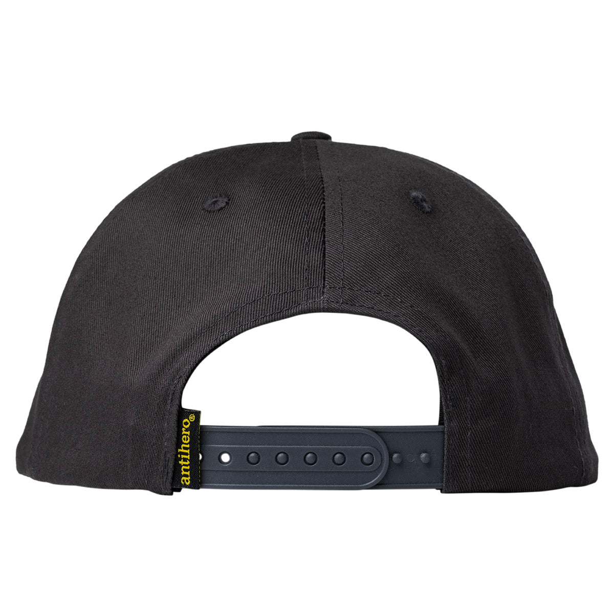 Anti Hero Basic Eagle Snapback Black/Black Back